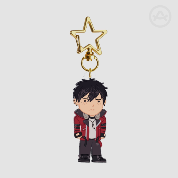 Do-yoon Han 2" Full Bleed Acrylic Keychain Buried Stars