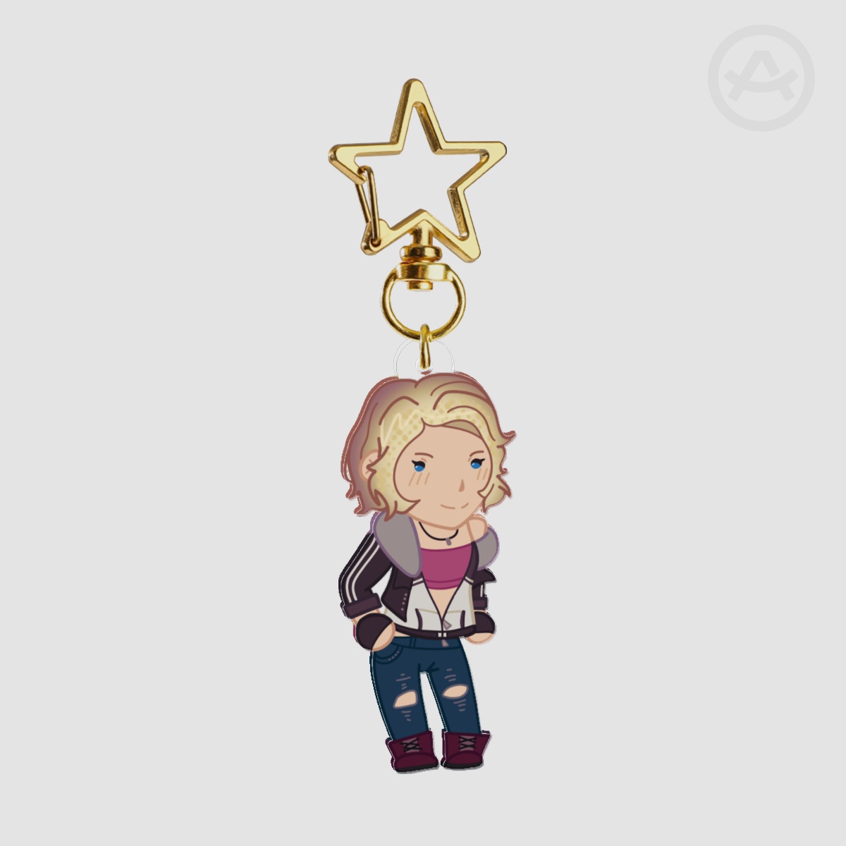 Inha Oh 2" Full Bleed Acrylic Keychain Buried Stars