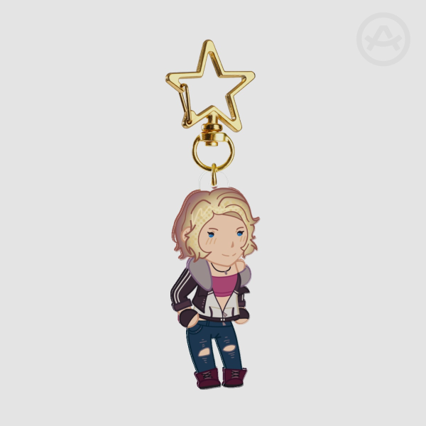 Inha Oh 2" Full Bleed Acrylic Keychain Buried Stars
