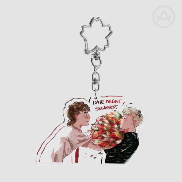 Dan and Phil Date Night keychain