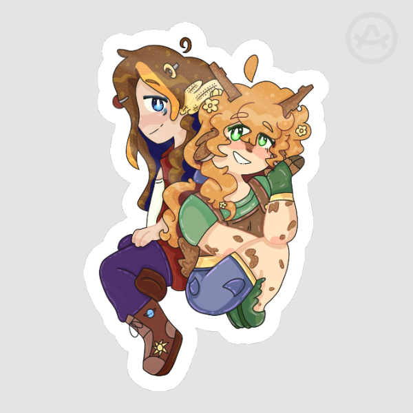 ShinyDuo Die Cut Sticker