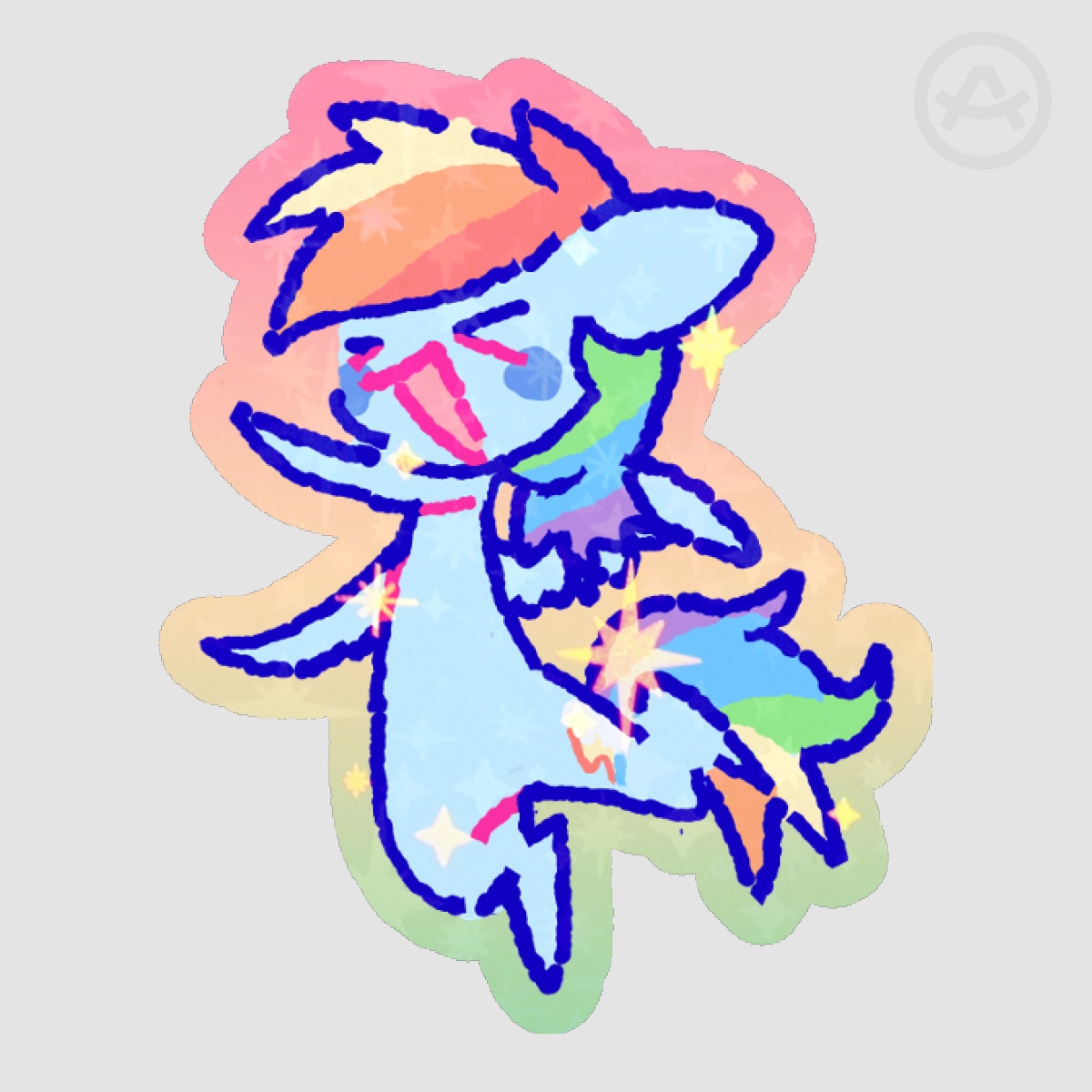 rainbow sticker