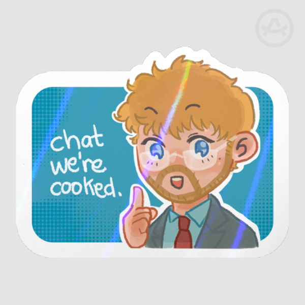 Ryland Grace We're Cooked Die Cut Stickers