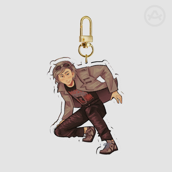 Quicksilver Acrylic Keychain