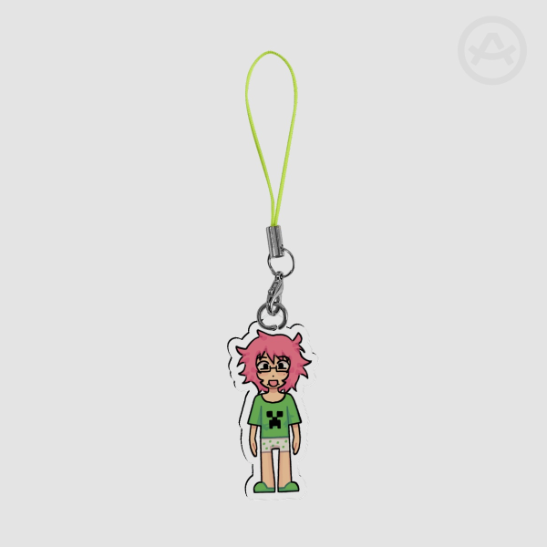 mike phone charm