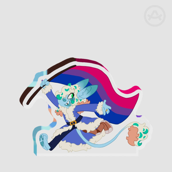 Bisexual Hallows - Thick Acrylic Standee No Base