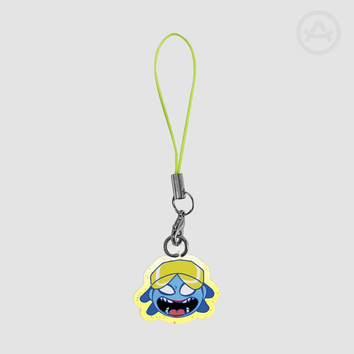 Glitter phone charm Del