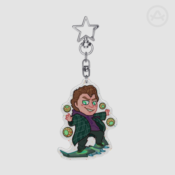 Norman Osborne Epoxy Glitter Acrylic Keychain