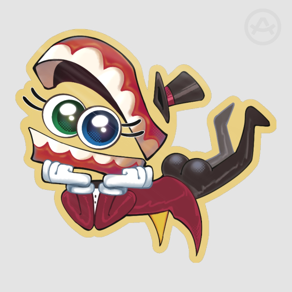 (TADC) Caine - Colored Edge Stickers