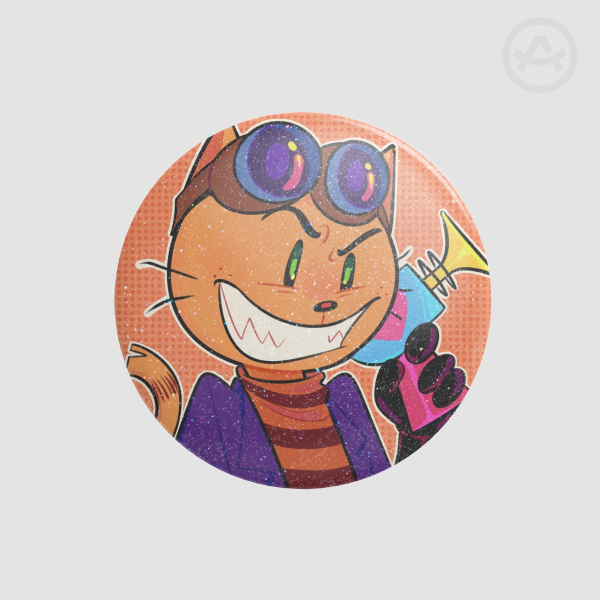 Button Pin Petey