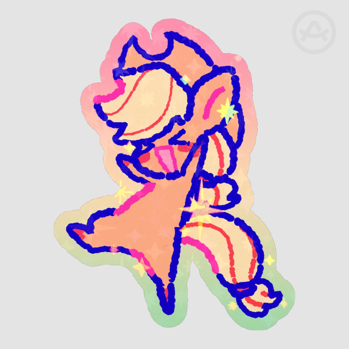 Apple Sticker