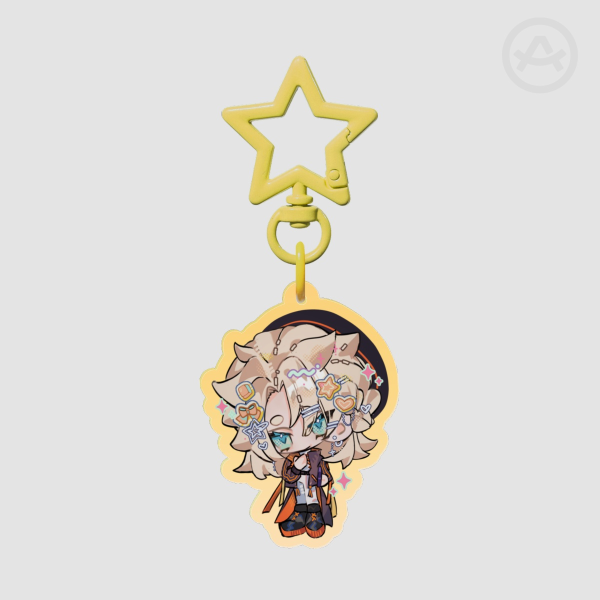 Albedo |  Colored Edge Acrylic Keychains