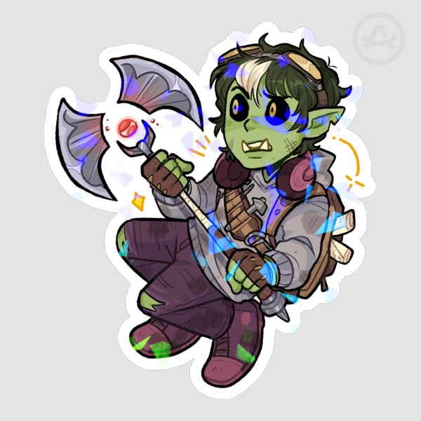 Gorgug Thistlespring Sticker