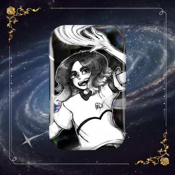 Destin Final Match Holographic Rectangular Badge