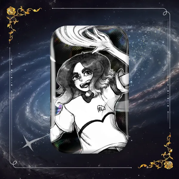 Destin Final Match Holographic Rectangular Badge