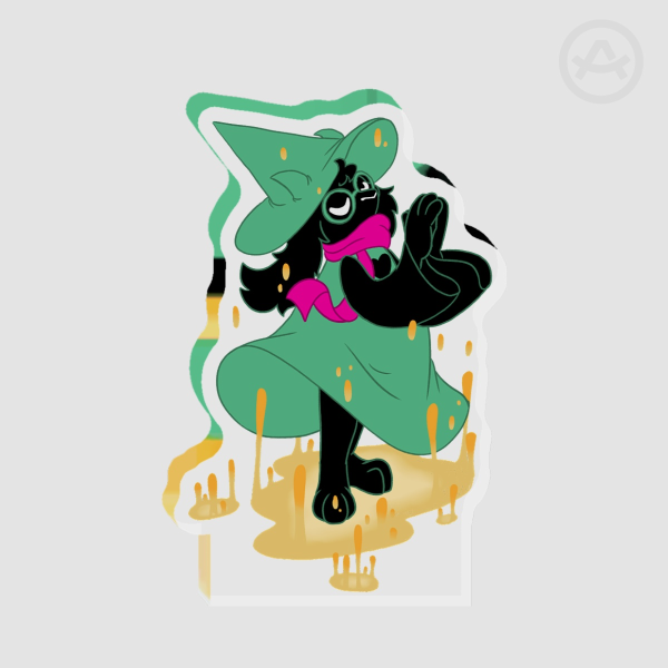 Ralsei Magic (Unshaded) - Thick Acrylic Standee No Base