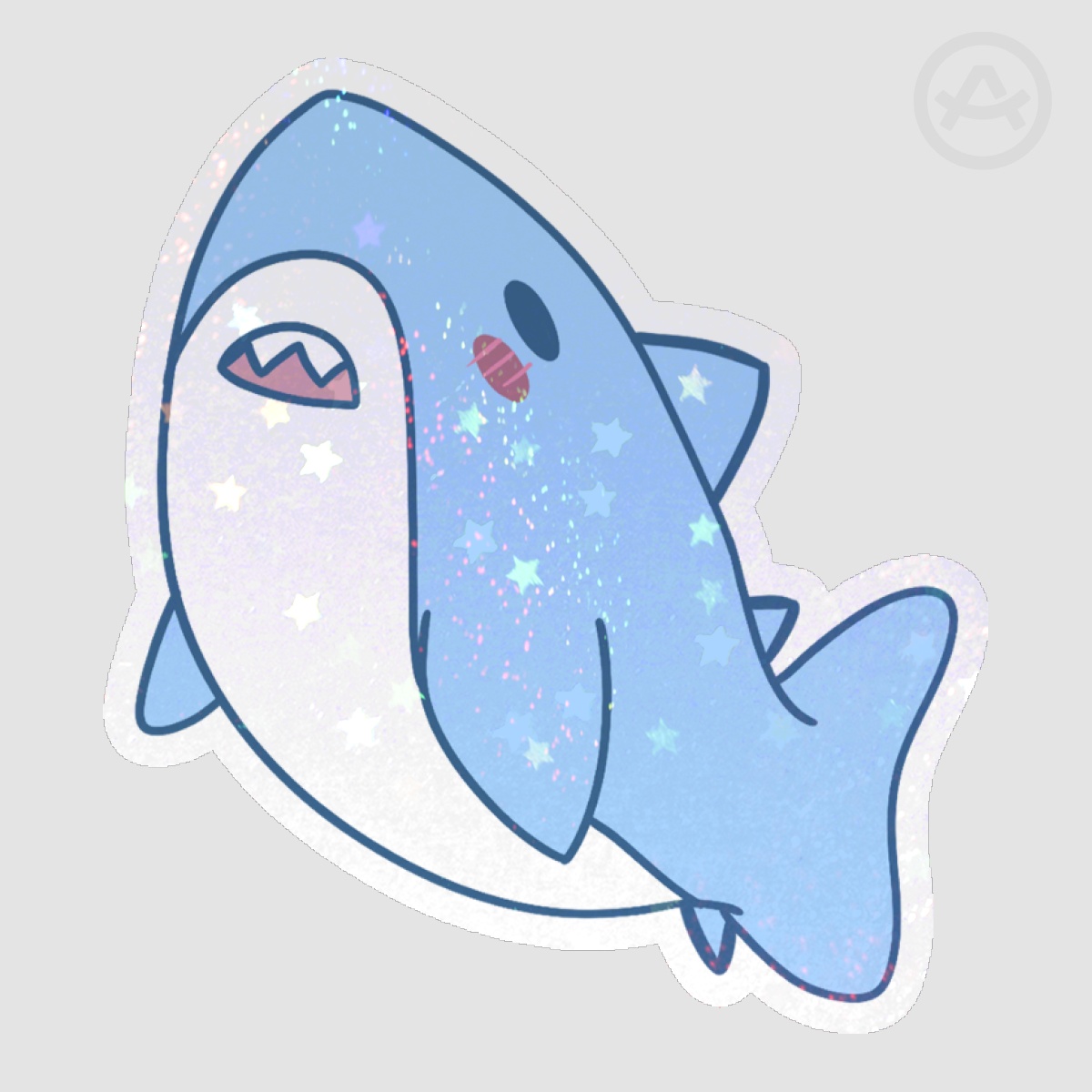 Great White Shark Die Cut Sticker