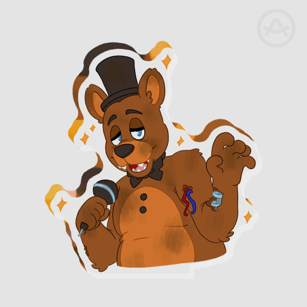 Withered Freddy - Thick Acrylic Standee No Base