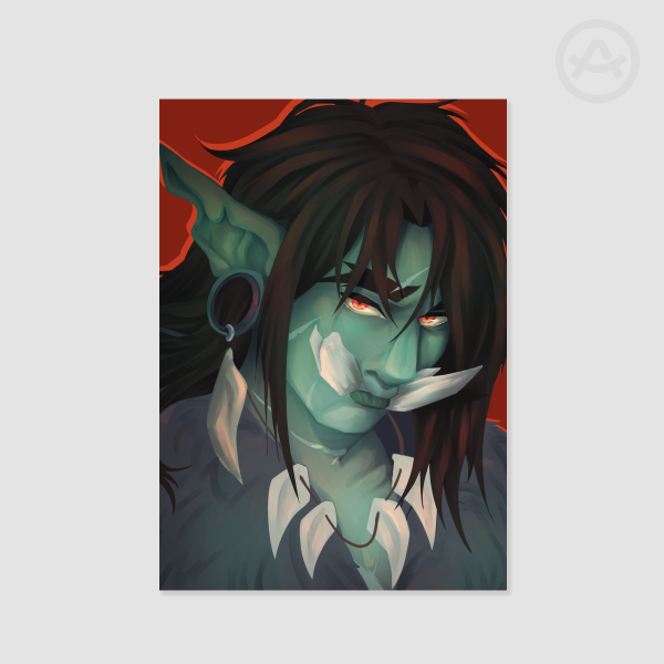 [OC]Urzug Orc Poster