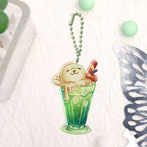 [OG] Melon Seal Soda Keychain