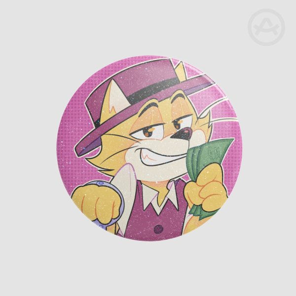 Button Pin Top cat