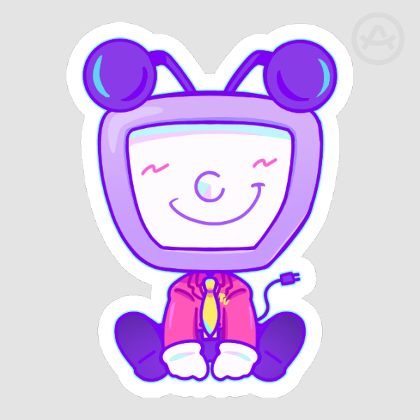 Tenna Sitting Sticker