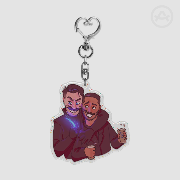 Stobotnik Epoxy Glitter Acrylic Keychain