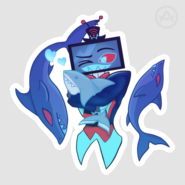 Vox Sharks Sticker