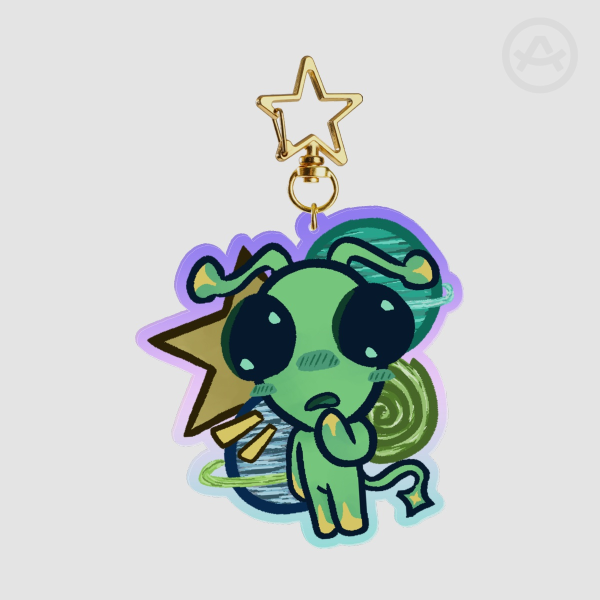 Alien || Acrylic Keychain