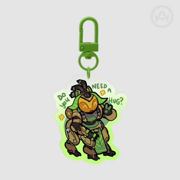 Orisa Overwatch Tank Keychain