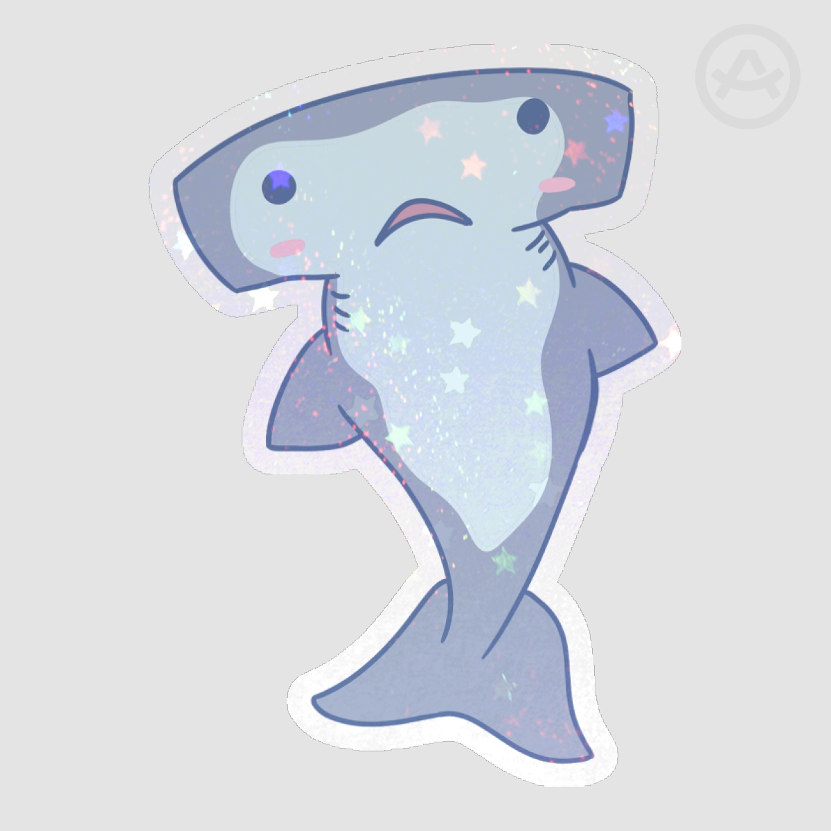 Hammerhead Shark Die Cut Sticker