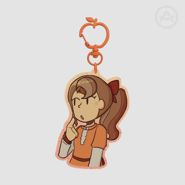 [Professor Layton] Flora Reinhold Keychain