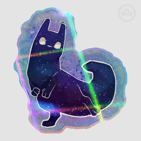 Nightcat Sticker