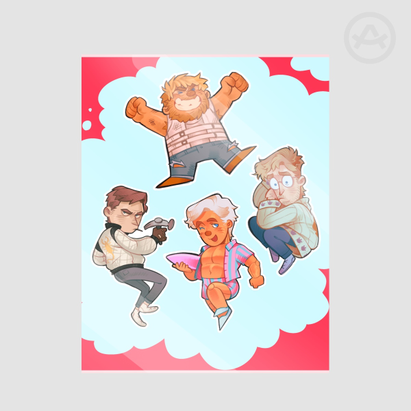 Gosling Stickers Batch One (Colt, Ken, Ryland, Driver)