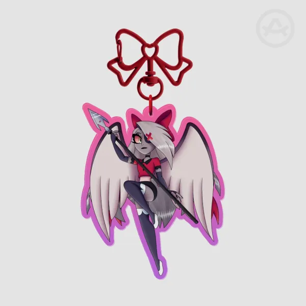 Angel of Hell - Colored Edge Acrylic Keychain