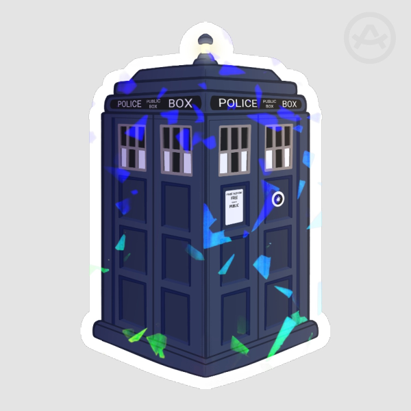 TARDIS Holografic Stickers