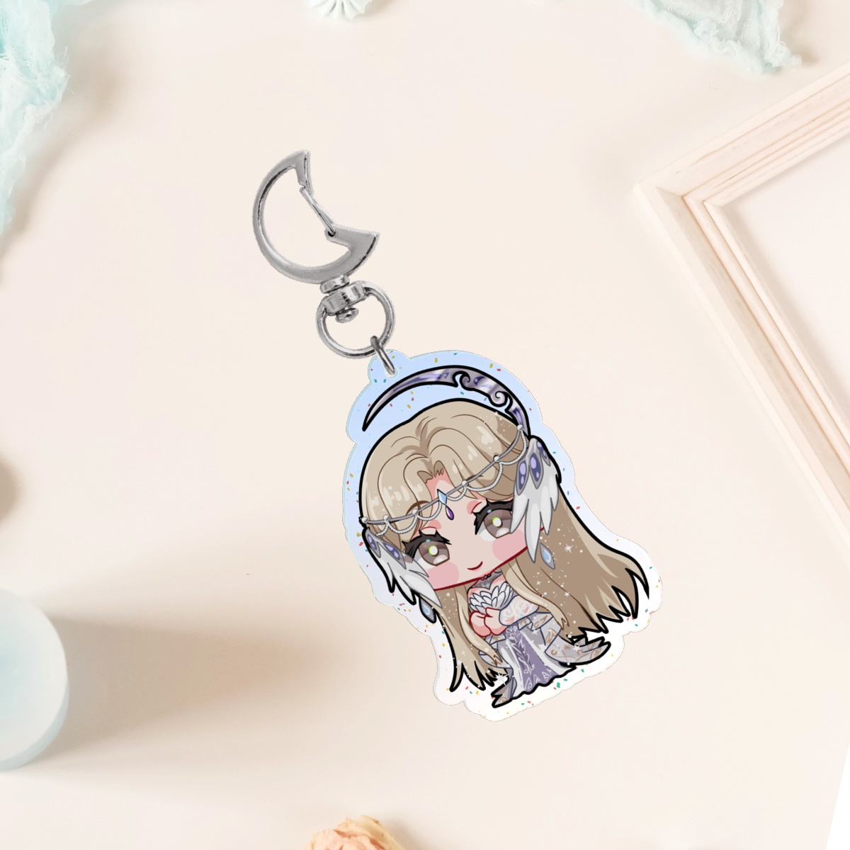 Nikki Silvergale Aria Keychain