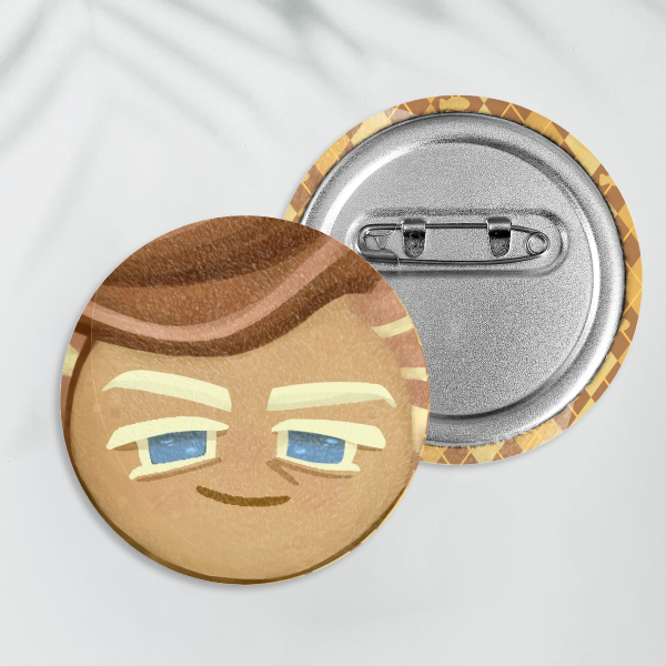 Almond Cookie - Cookie Run Kingdom Plush Badge