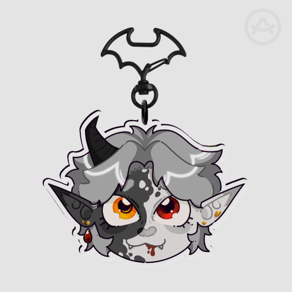 Vampires SMP Demon Avid Acrylic Keychain