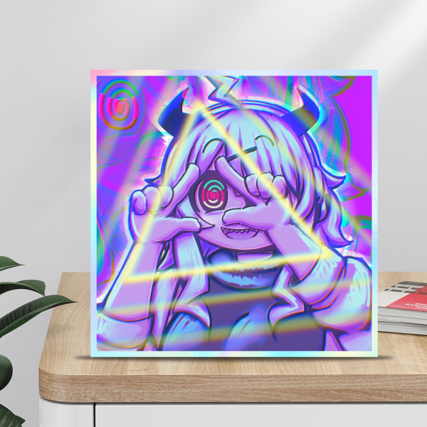 Qtie Yunyun Syndrome Art Boards with Rainbow-Edged 5.5"