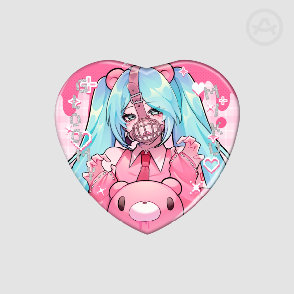 Miku x Gloomy Heart Foil Badge