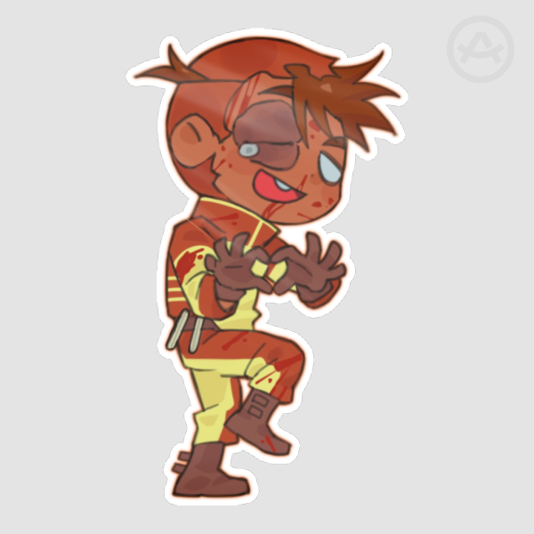 Rex splode sticker