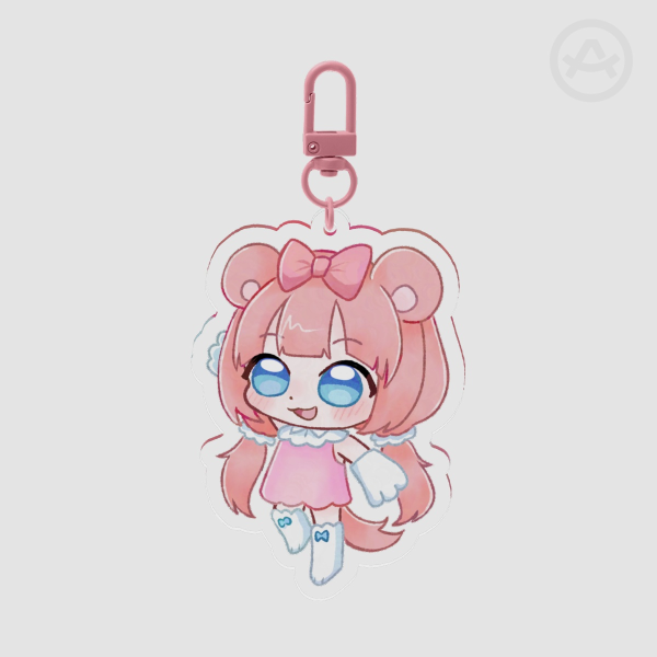Chromu Clear Acrylic Charm