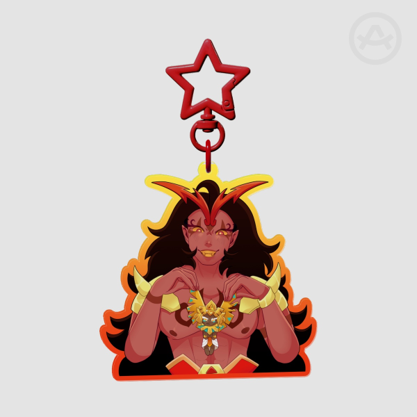Burning Spice Cookie and Golden Cheese Cookie Keychain