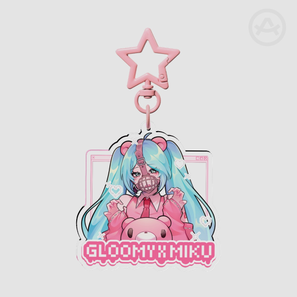 Miku x Gloomy Acrylic Keychain