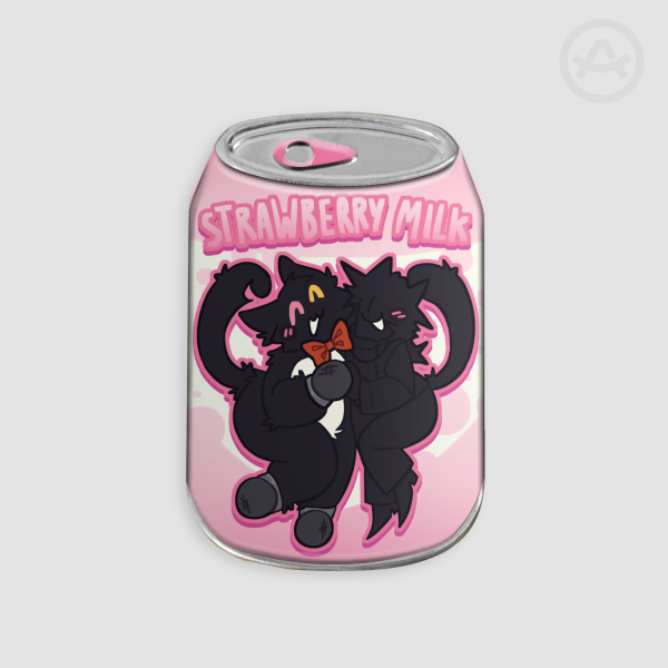 Pluey Beverage Metal Pin