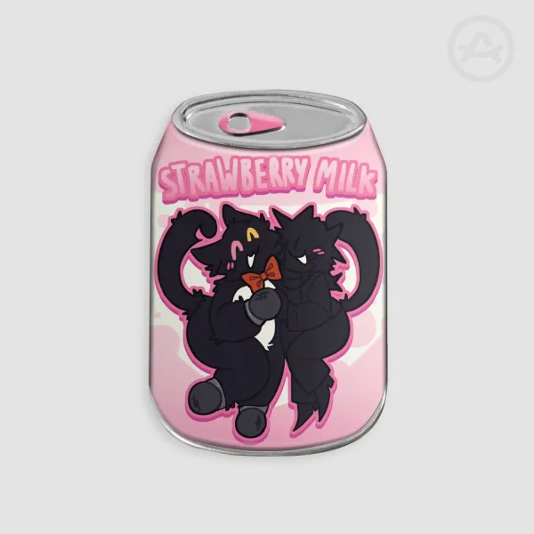 Pluey Beverage Metal Pin