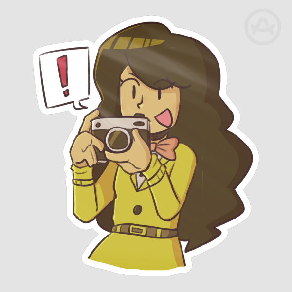 [Professor Layton] Emmy Altava Sticker