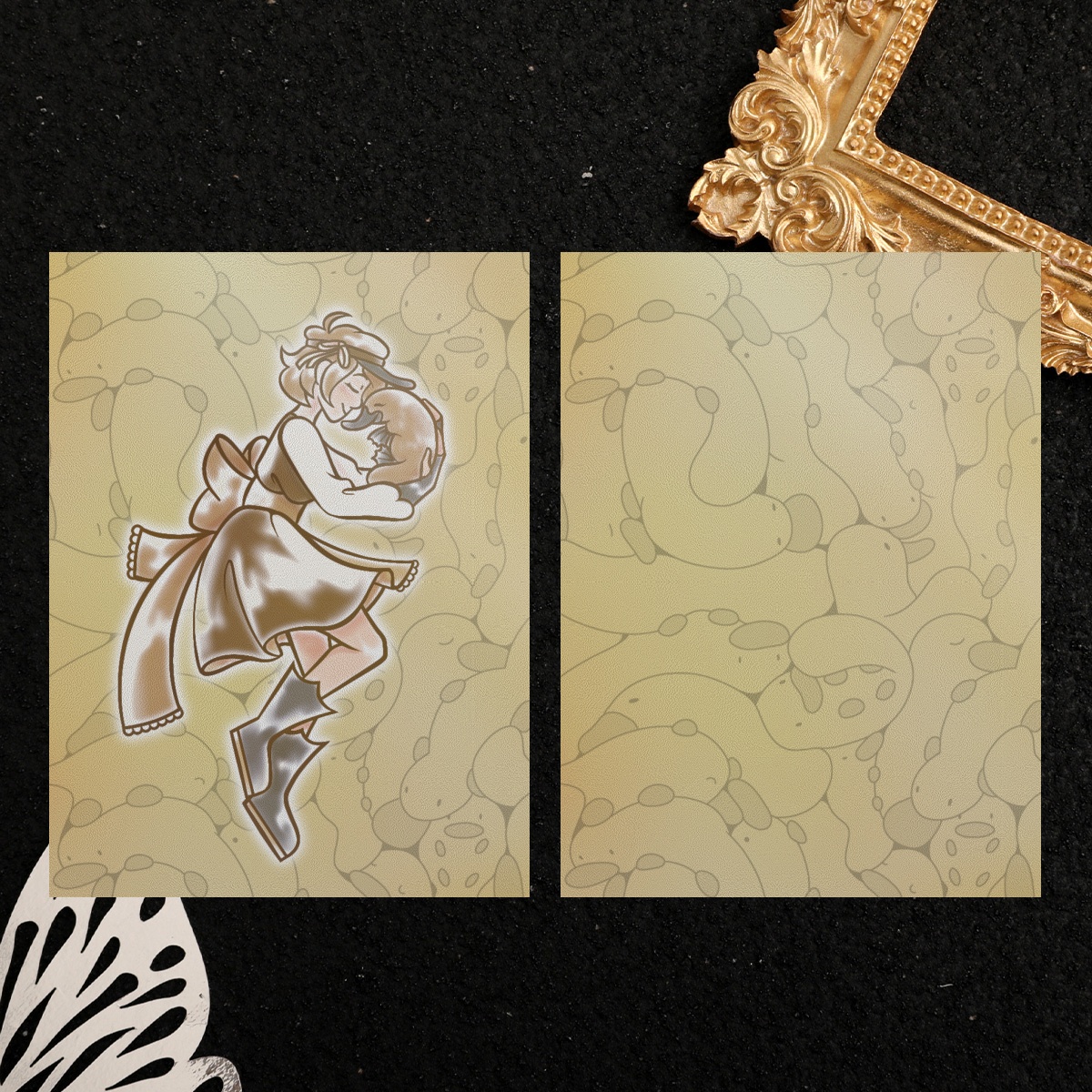Magical Platypus Girl Holographic Photocards