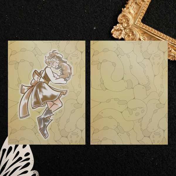 Magical Platypus Girl Holographic Photocards